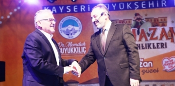 BAKAN BYKKILI, RAMAZAN ETKNLKLER'NDE KAYSERLLER LE BULUTU