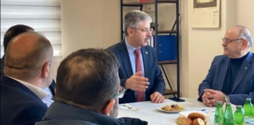 AK Parti Kayseri Milletvekili aban opurolu OSB faaliyet gsteren firma sahipleri ile bir araya geldi.