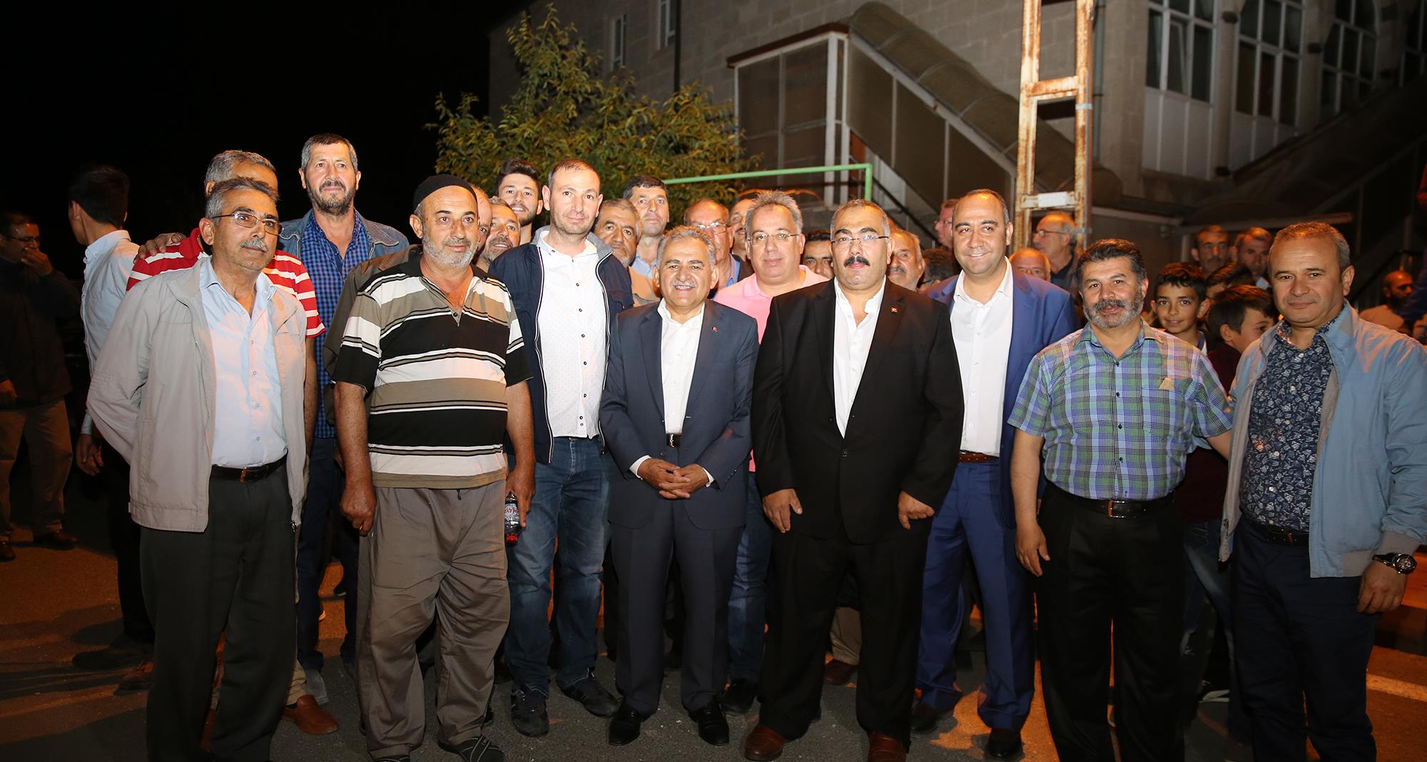 Büyükkılıç, Mimarsinan Dere Mahalle Halkı İle Sohbet Etti