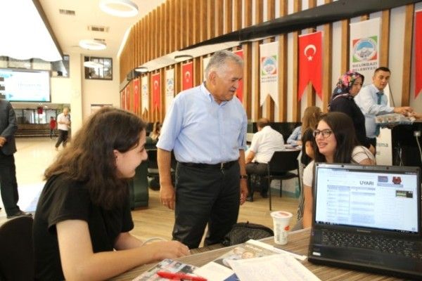 Başkan Büyükkılıç Öğrencilere Kucak Açtı