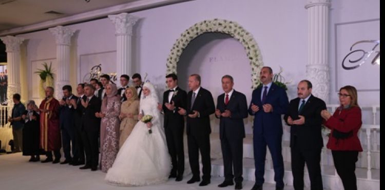 başkan çelik, oğlunu evlendirdi