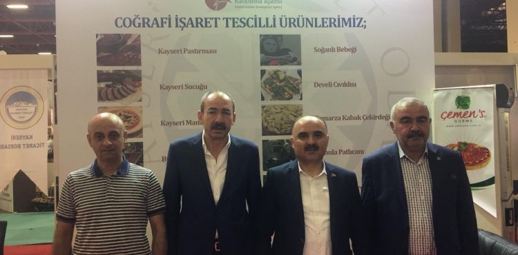 Kayseri Yeni Valisi YÖREX’te KTO Standını Ziyaret Etti