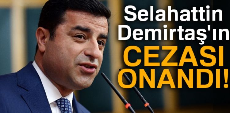 stinaf mahkemesi, Selahattin Demirta ve Srr Sreyya nder'in hapis cezasn onad