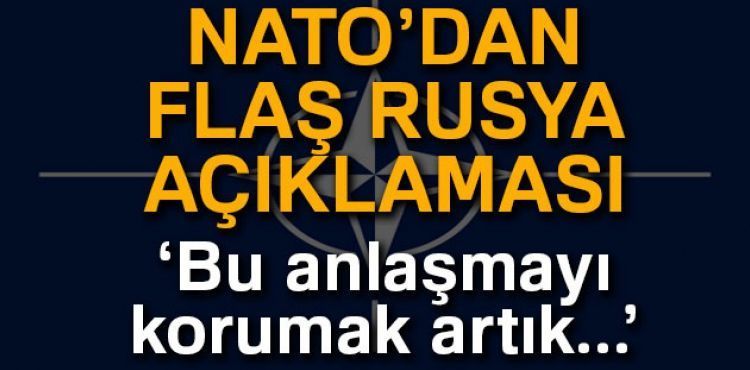 NATO Dileri Bakanlarndan Rusya'ya INF anlamasna uyma ars