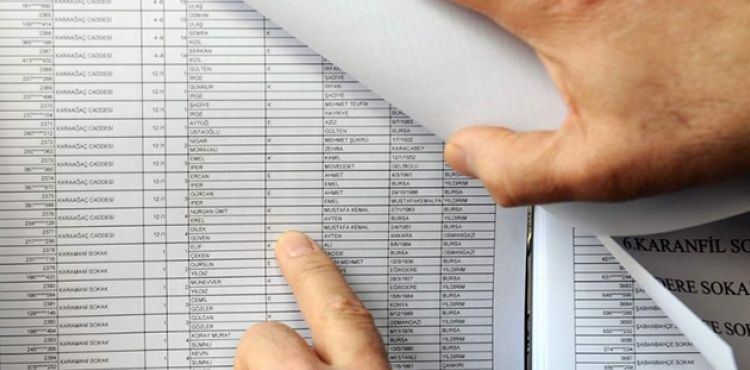 Seçmen listeleri cuma günü askıya çıkıyor
