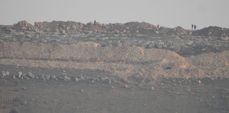 YPG'li terristlerin hendek nbeti