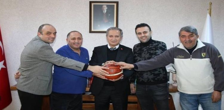 Bellona Kayseri Basketbol il Milli Eğitim Müdürü'nü ziyaret etti