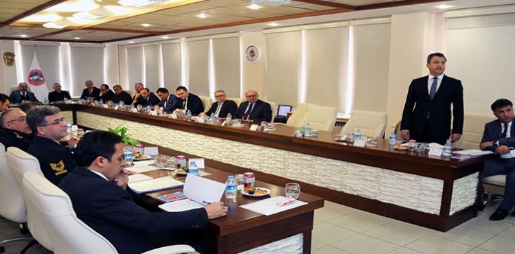 Seçim Güvenliği Toplantısı Vali Günaydın Başkanlığı’nda Yapıldı