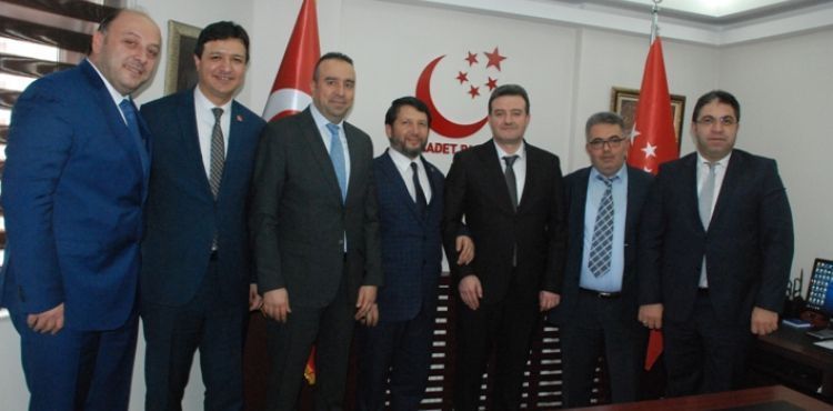 OSB Başkan adayı Kürtüncü’den Saadet Partisine ziyaret