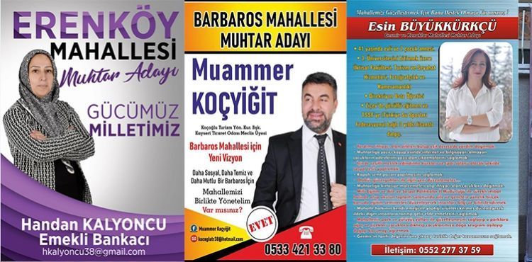 Yerel Seçimlerin Renkli Figürleri: Muhtar Adayları