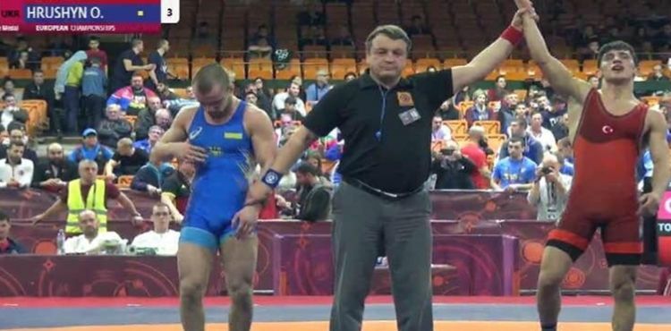 Kayseri Şekersporlu Milli Güreşçi Abdullah Toprak Avrupa Üçüncüsü Oldu