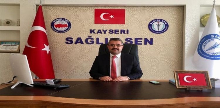 Kayseri Sağlık-Sen'de yeni Başkan Hakan Keser oldu