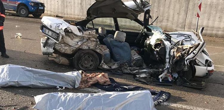 Malatya'da feci kaza: 2 ölü, 3 ağır yaralı