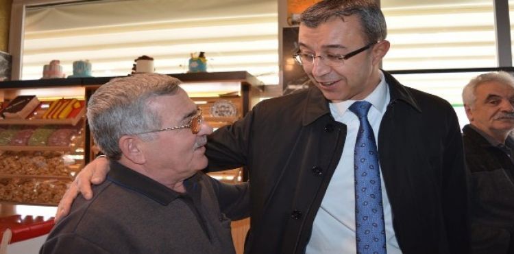 Osman Haymana Talas esnafıyla buluştu