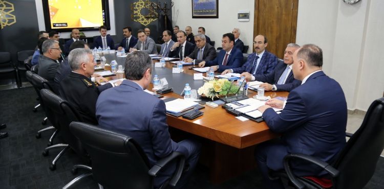 Seçim Güvenliği Toplantısı, Vali Şehmus Günaydın Başkanlığı’nda Yapıldı