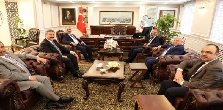 Özhaseki Başkan Palancıoğlu'nu ziyaret etti
