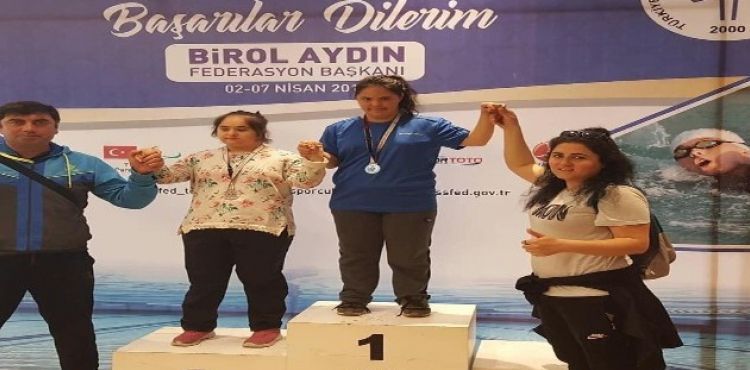 Özel sporculardan 3 altın 3 gümüş madalya