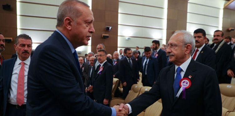 Cumhurbaşkanı Erdoğan Yüce Divan Salonundaki törene katıldı