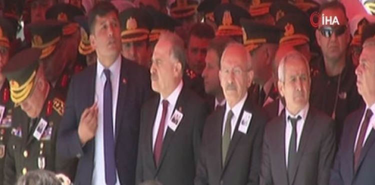 Şehit yüzbaşı Ankara'da son yolculuğuna uğurlandı