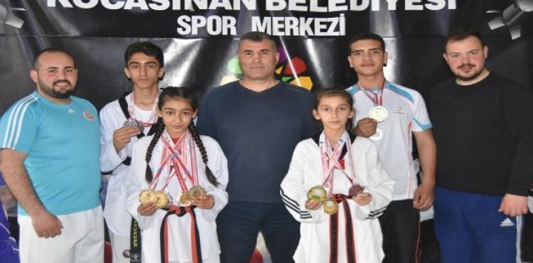 Kocasinan'da şampiyon sporcular yetişiyor