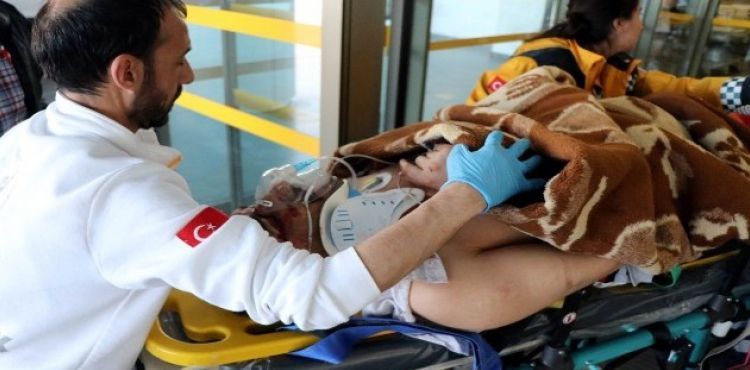 Kayseri'de aranan şahıs polisi karşısında görünce 5. kattan atladı