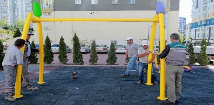 Talas'a 15 yeni park