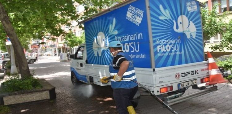 Kocasinan'ın Filosu İle Kaldırımlar Pırıl Pırıl