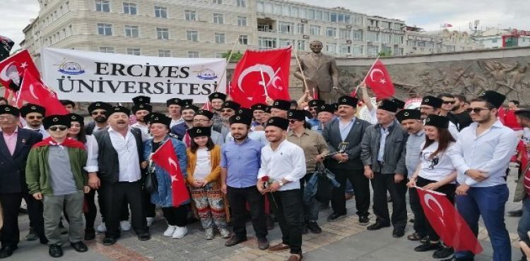 Kayserili Gençler İstiklal ruhunu yaşadı