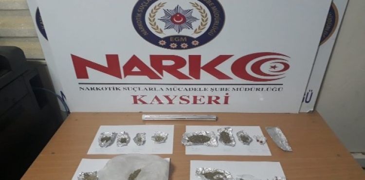 Kayseri'de uyuşturucu operasyonu: 15 gözaltı