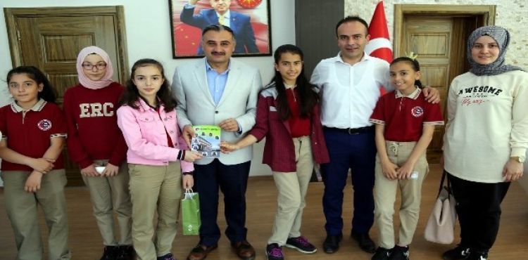 Erciyes'in şairlerinden Başkan Cabbar'a ziyaret