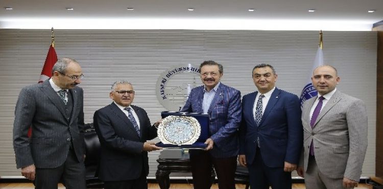Hisarcıklıoğlu'ndan Başkan Büyükkılıç'a hayırlı olsun ziyareti