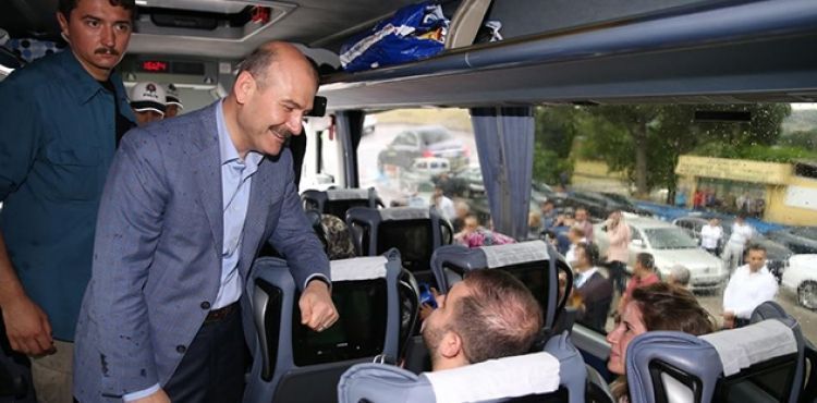 Bakan Soylu bayram trafiğini denetledi