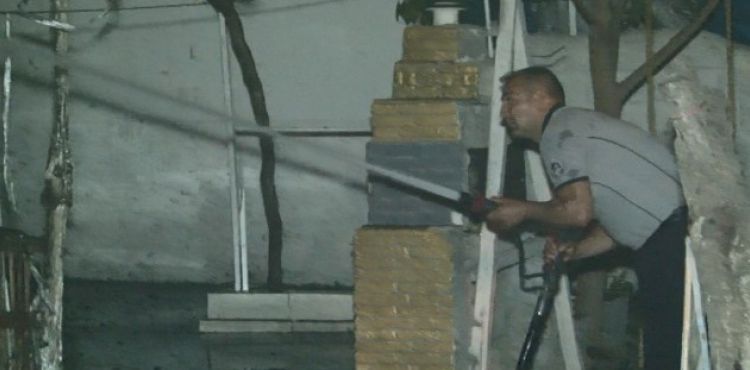 Hoca Ahmet Yesevi'de korkutan yangın
