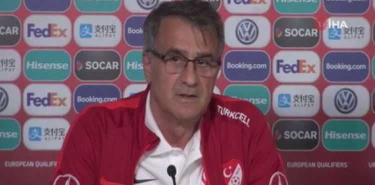 Şenol Güneş: 'Büyük devletiz, küçük işlerle uğraşmayız'