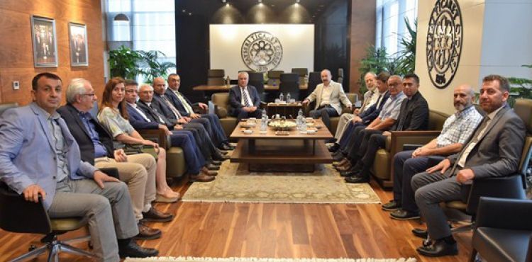 Kayseri Ticaret Odası (KTO) Başkanı Ömer Gülsoy’a ziyaret