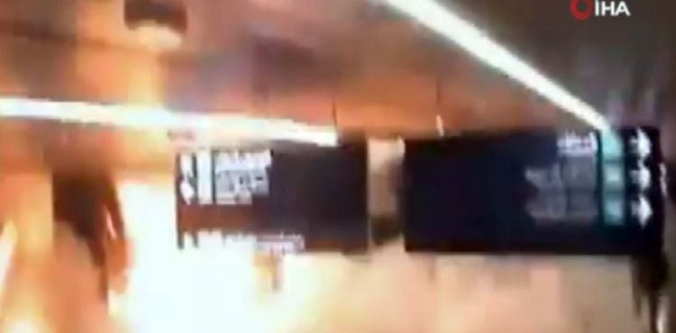 Suudi Arabistan'daki havaalanı saldırısının görüntüleri ortaya çıktı