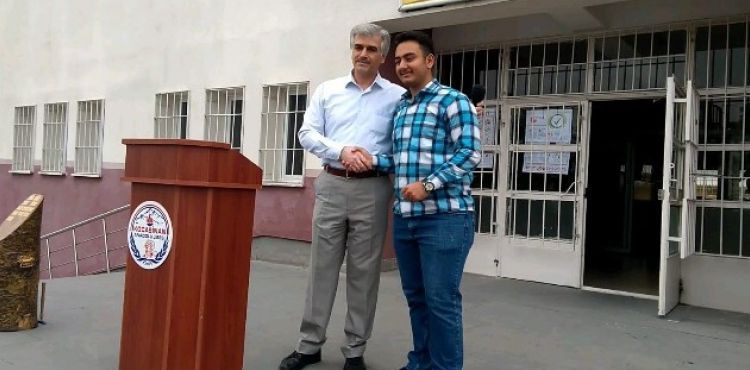 Hem karnesini hem de başarısının meyvesini aldı
