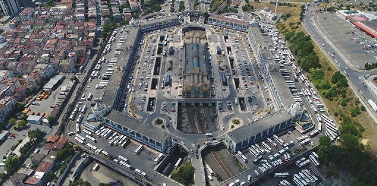 15 Temmuz Esenler Demokrasi Otogarı'nda seçim yoğunluğu havadan görüntülendi