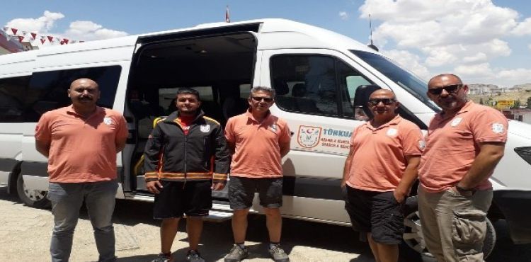 Türkuaz Sualtı ve Akarsu Arama Kurtarma ekibi Tunceli'ye gitti