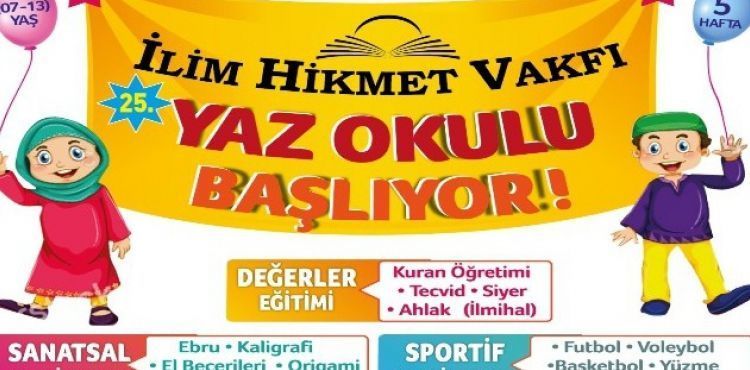 25. Geleneksel İlim Hikmet Yaz Okulu Başlıyor