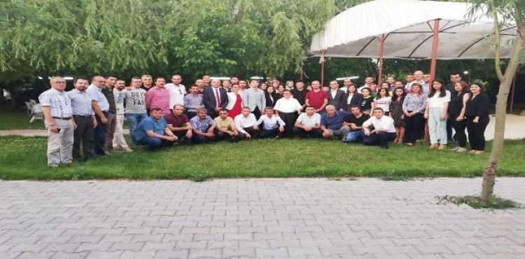 Develi Adliyesinden Hakim ve Savcılara Veda Yemeği