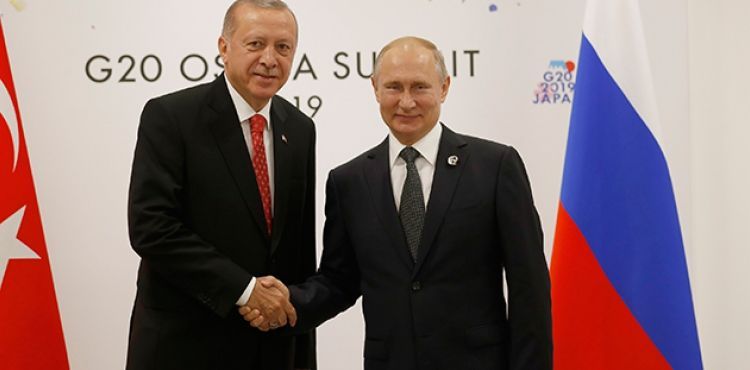 Cumhurbakan Erdoan, Putin ile grt