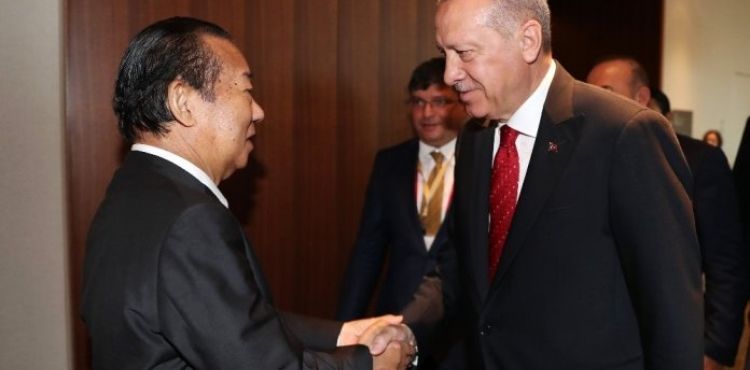 Cumhurbaşkanı Erdoğan, Japonya Temsilciler Meclisi Başkanı Tadamori'yi kabul etti
