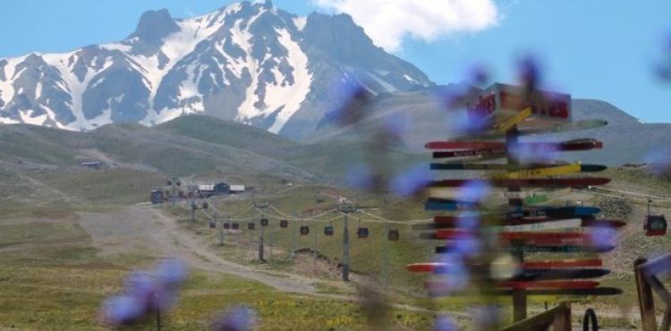 Erciyes'in yazı başka kışı başka güzel