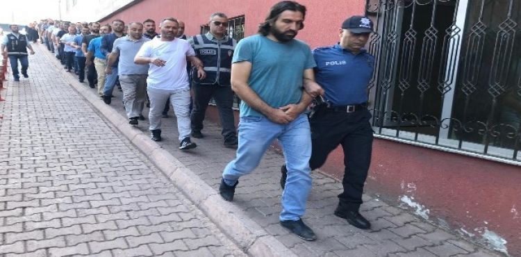 Kızılırmak'ta tatbikat yapan FETÖ üyeleri adliyeye sevk edildi