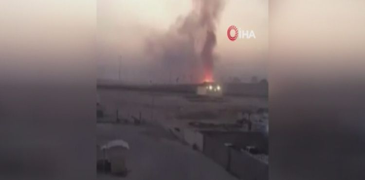 Erbil'de silah ve mühimmat deposunda patlama