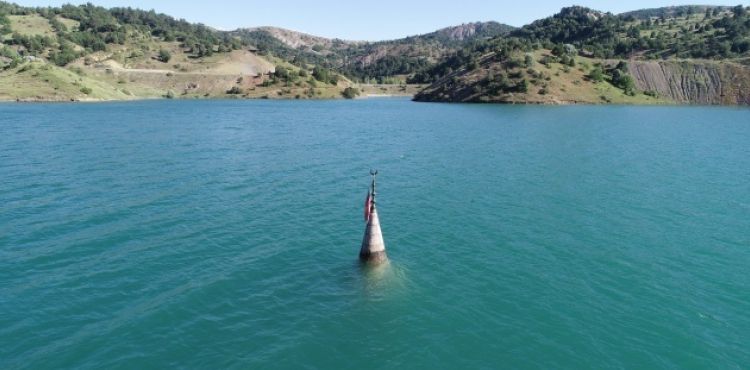 Pusat Barajın doluluk oranını minareye bakıp öğreniyorlar