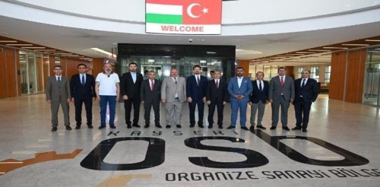 Macaristan Büyükelçisi Viktor Matis Kayseri OSB'ni Ziyaret Etti