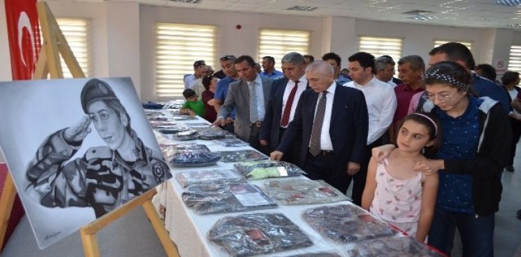 Şehit emanetleri Bünyan'da sergileniyor