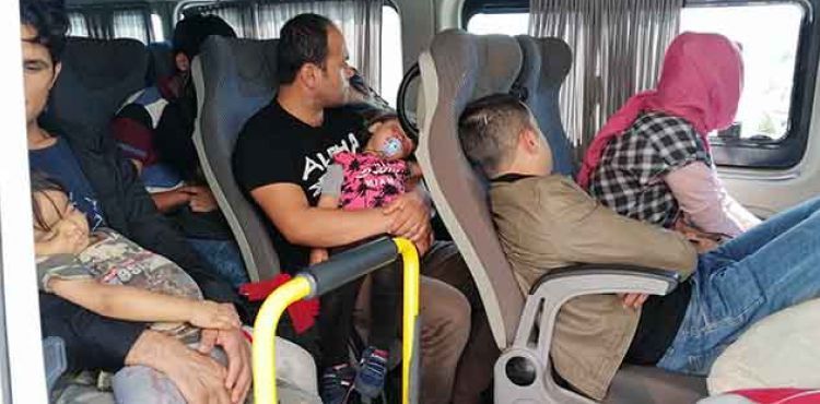 Çanakkale'de 43 mülteci yakalandı